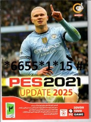 بازی کامپیوتر PES 2021 Update 2025 چهارDVD