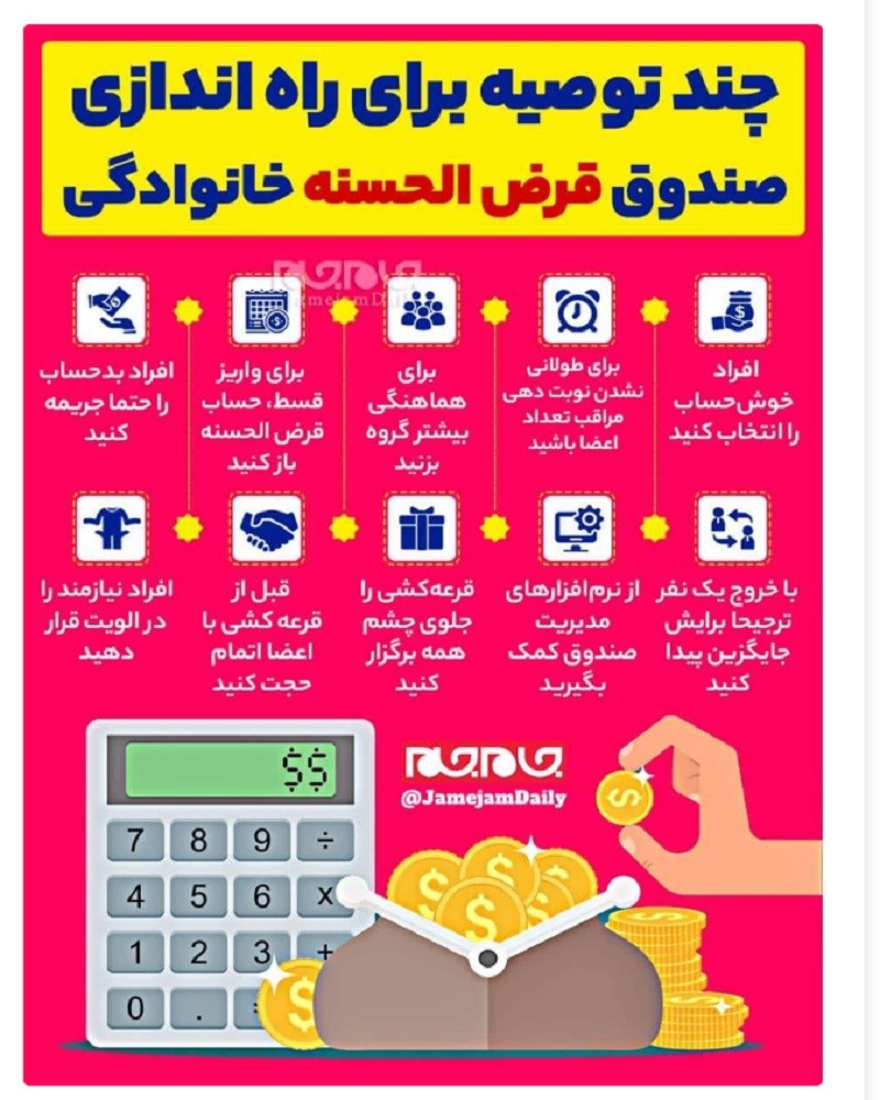 صندوق قرض الحسنه وام خانوادگی