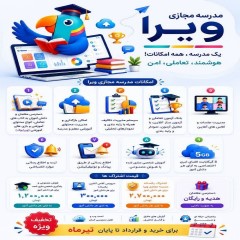 اشتراک یکساله مدرسه مجازی ویرا (مدرسه هوشمند، همیشه همراه شما)